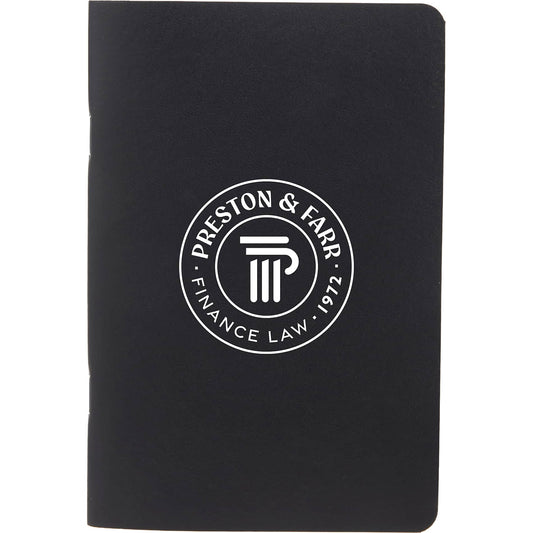 Custom logo 4" x 6" FSC® Recycled Pocket Stapled Notebook