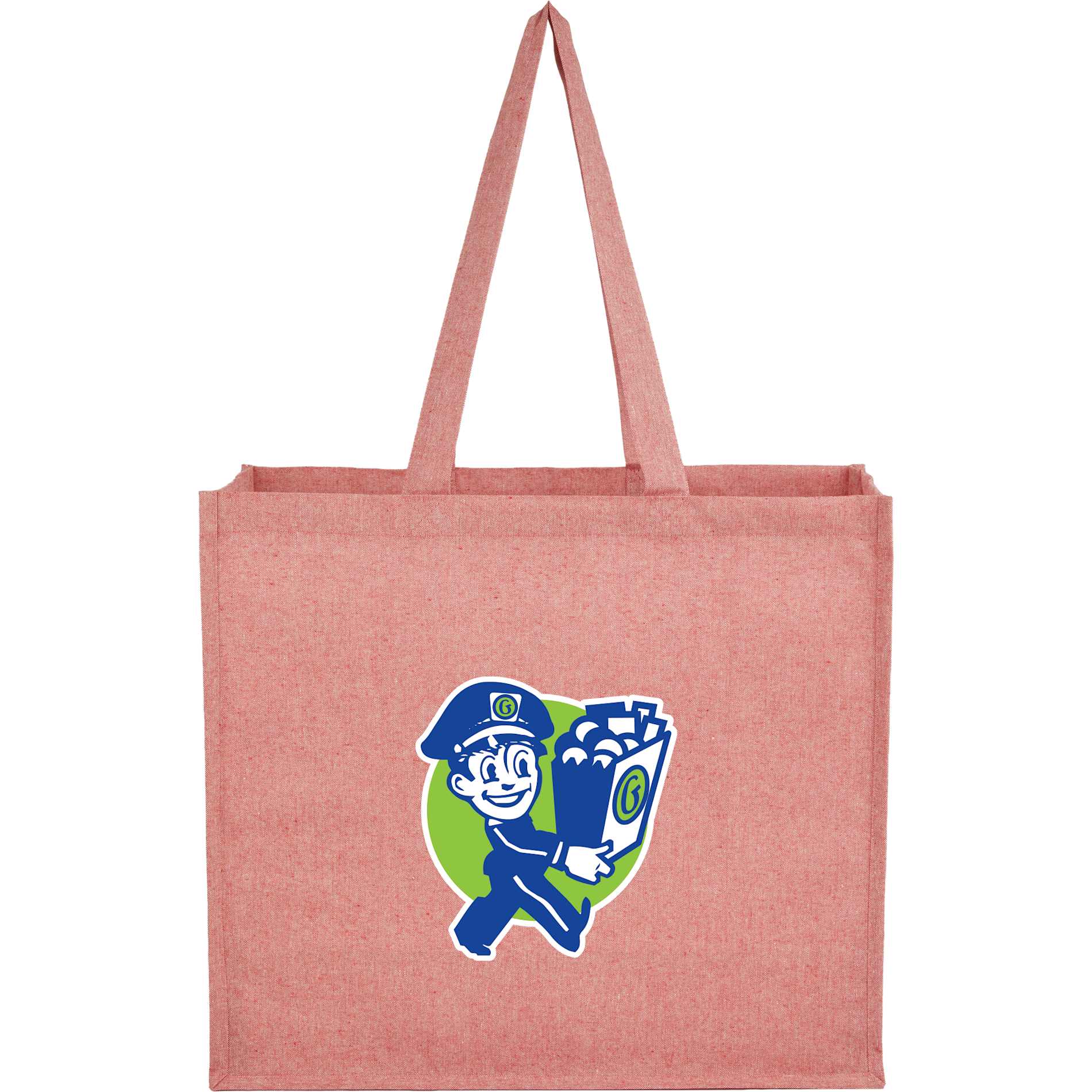4oz Recycled Cotton Shopper Tote with Laminated