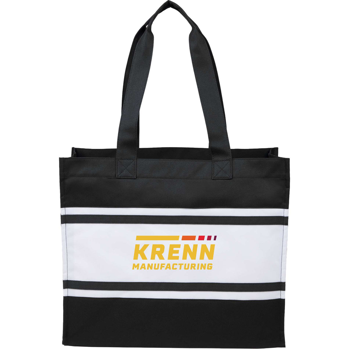 Custom logo Varsity Box Tote