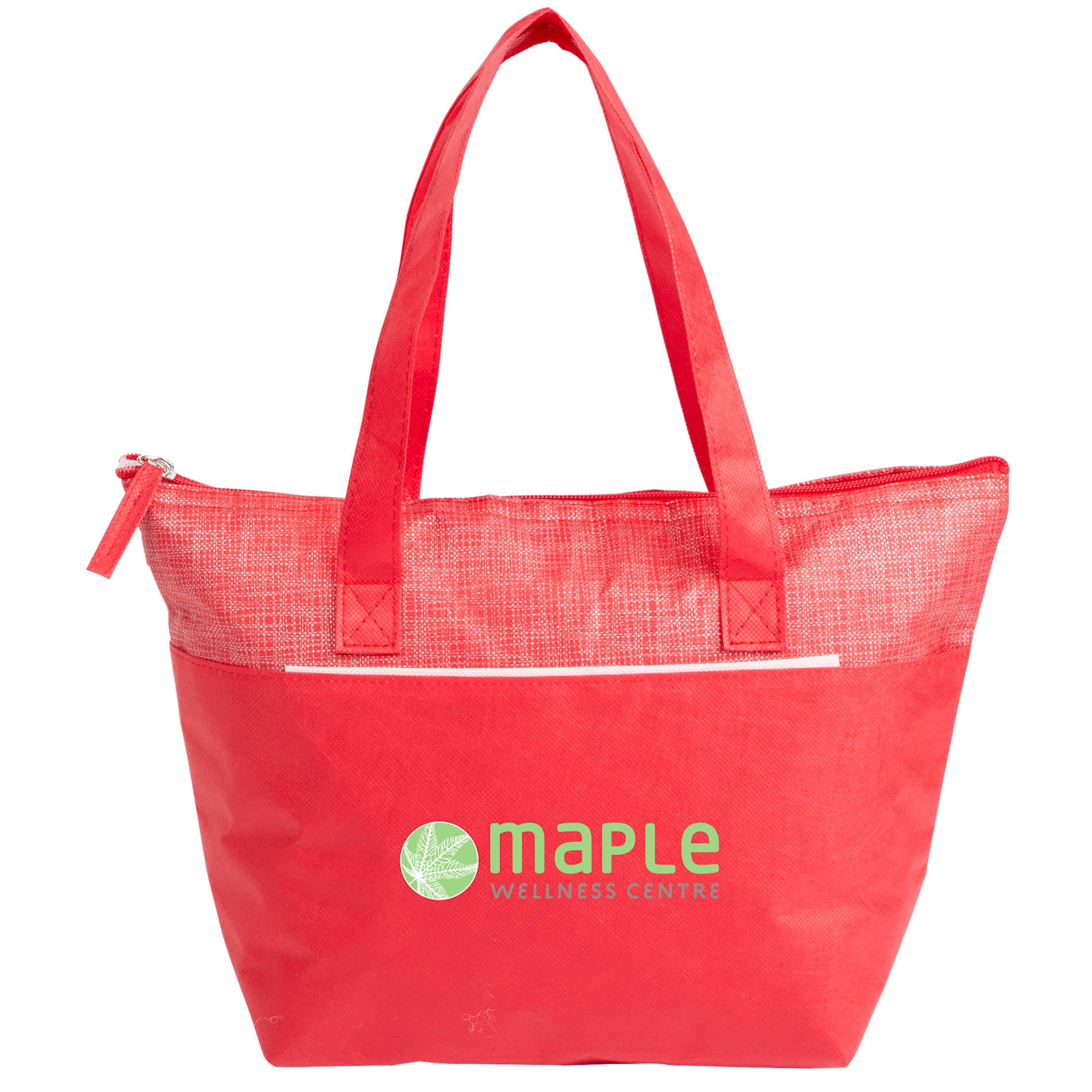 Mist Recycled 9-Can Non-Woven Tote Cooler