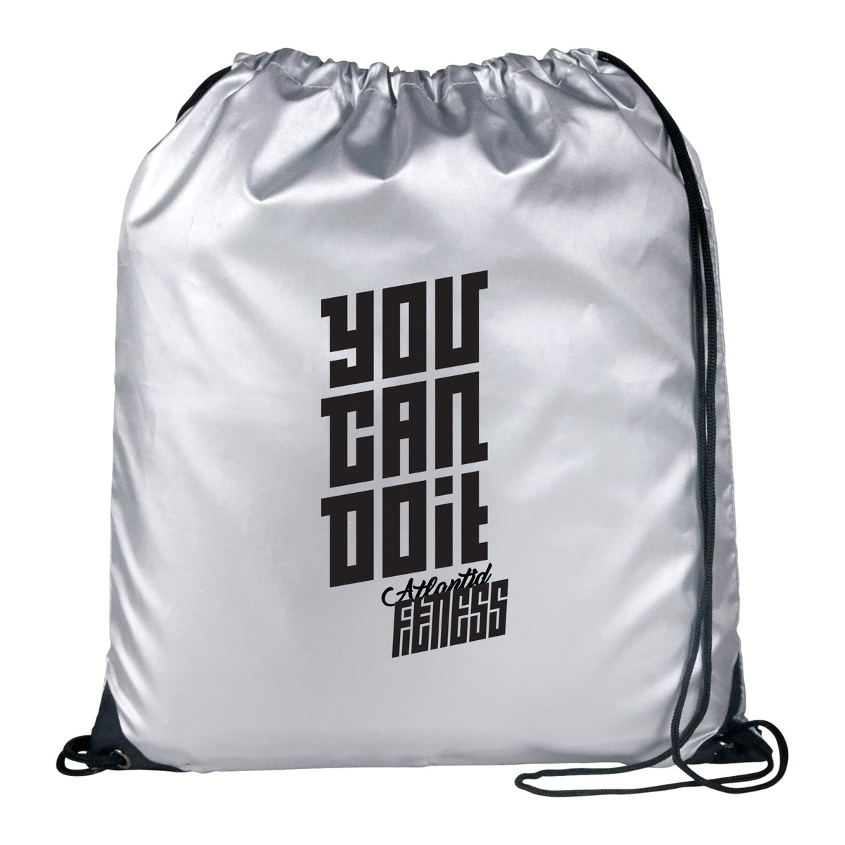 Custom logo Oriole Reflective Drawstring Bag