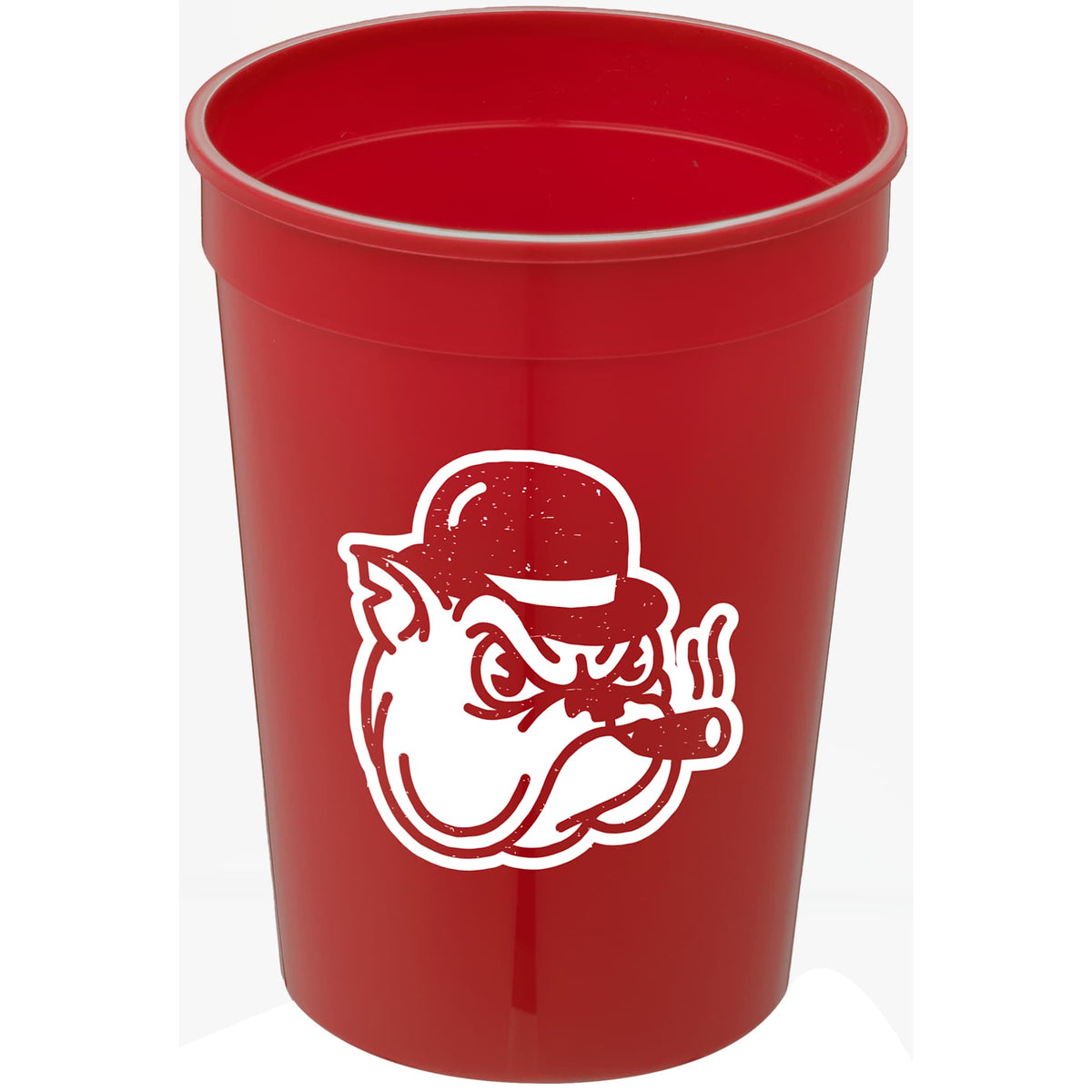 Custom logo Solid 12oz Stadium Cup
