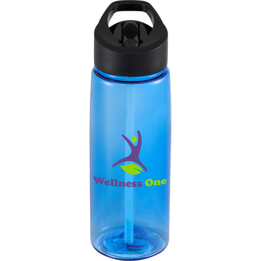 Custom logo The Flair Flip Straw Lid 26 oz.