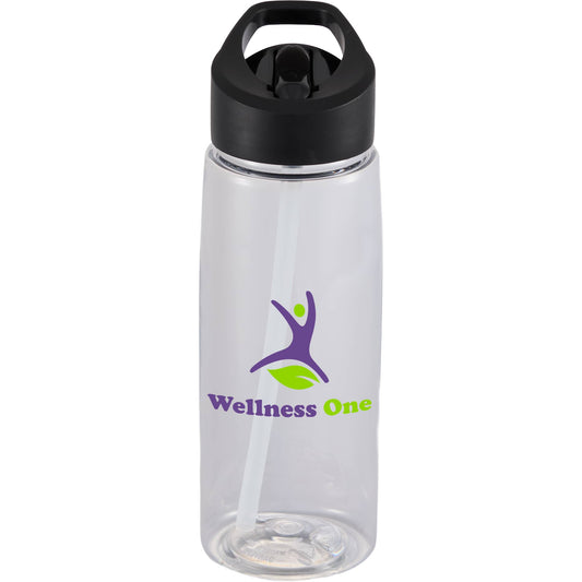 Custom logo The Flair Flip Straw Lid 26 oz.