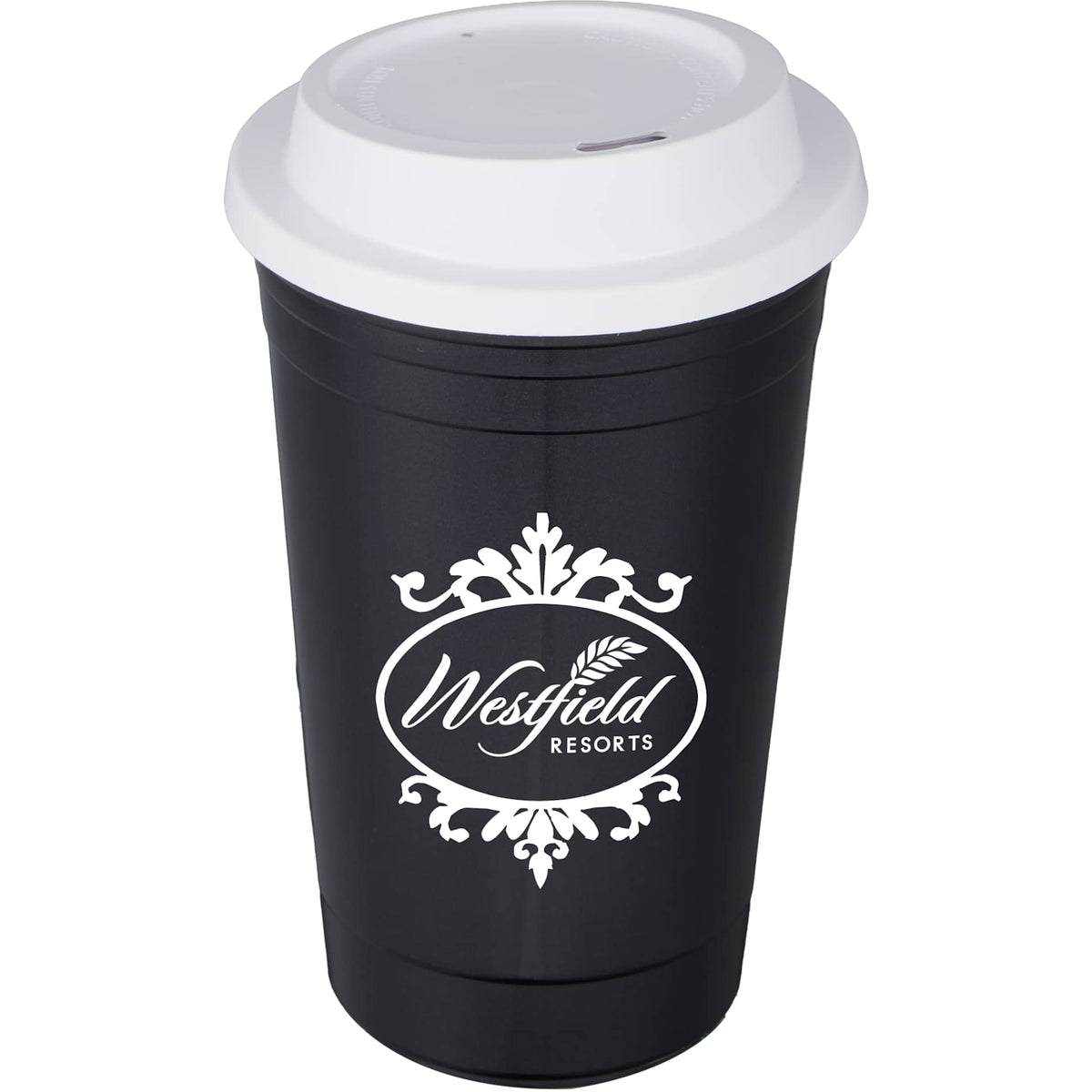 Custom logo The Traveler Insulated Cup 16 oz. w/ Lid