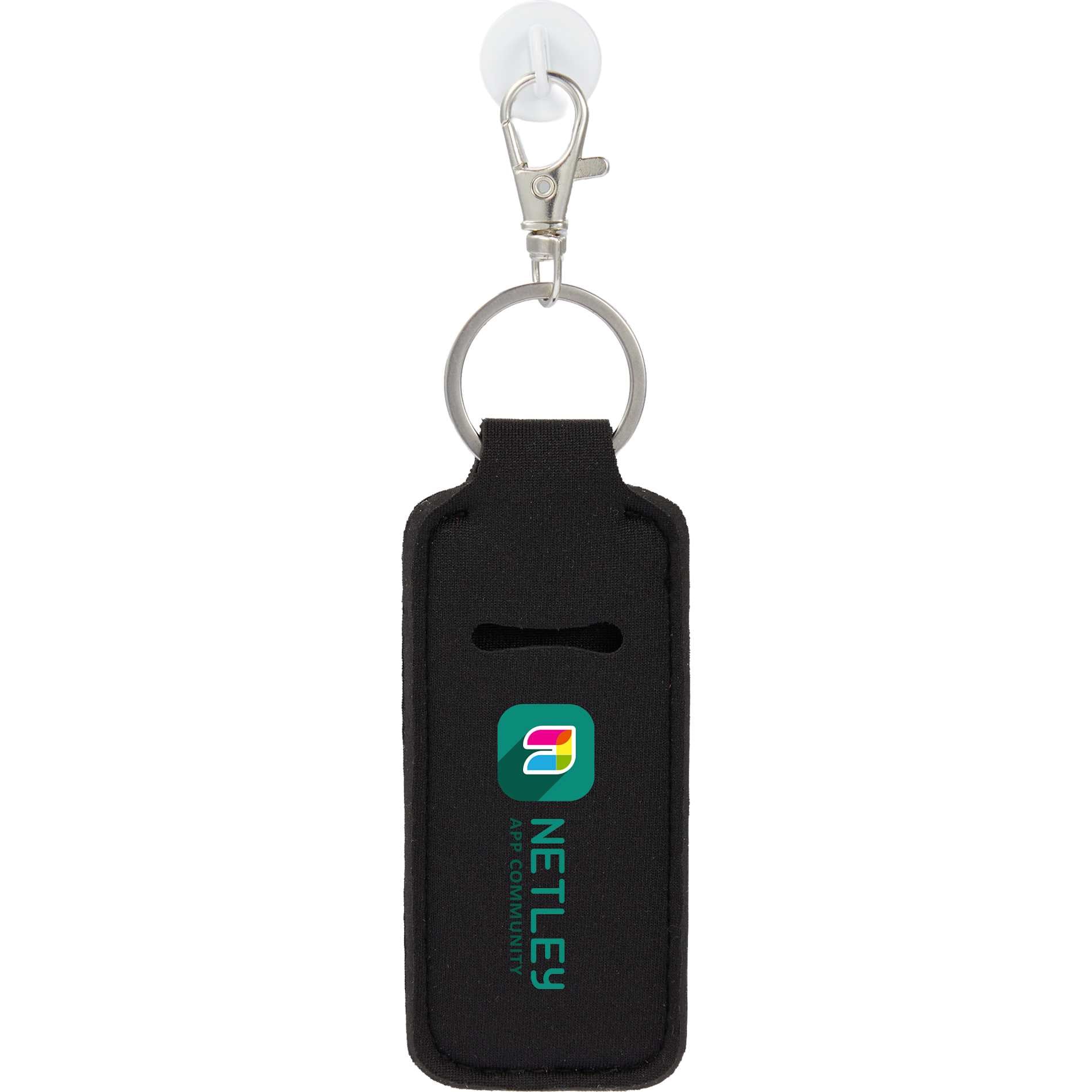 Bottle Charm w/ Neoprene Chapstick Holder
