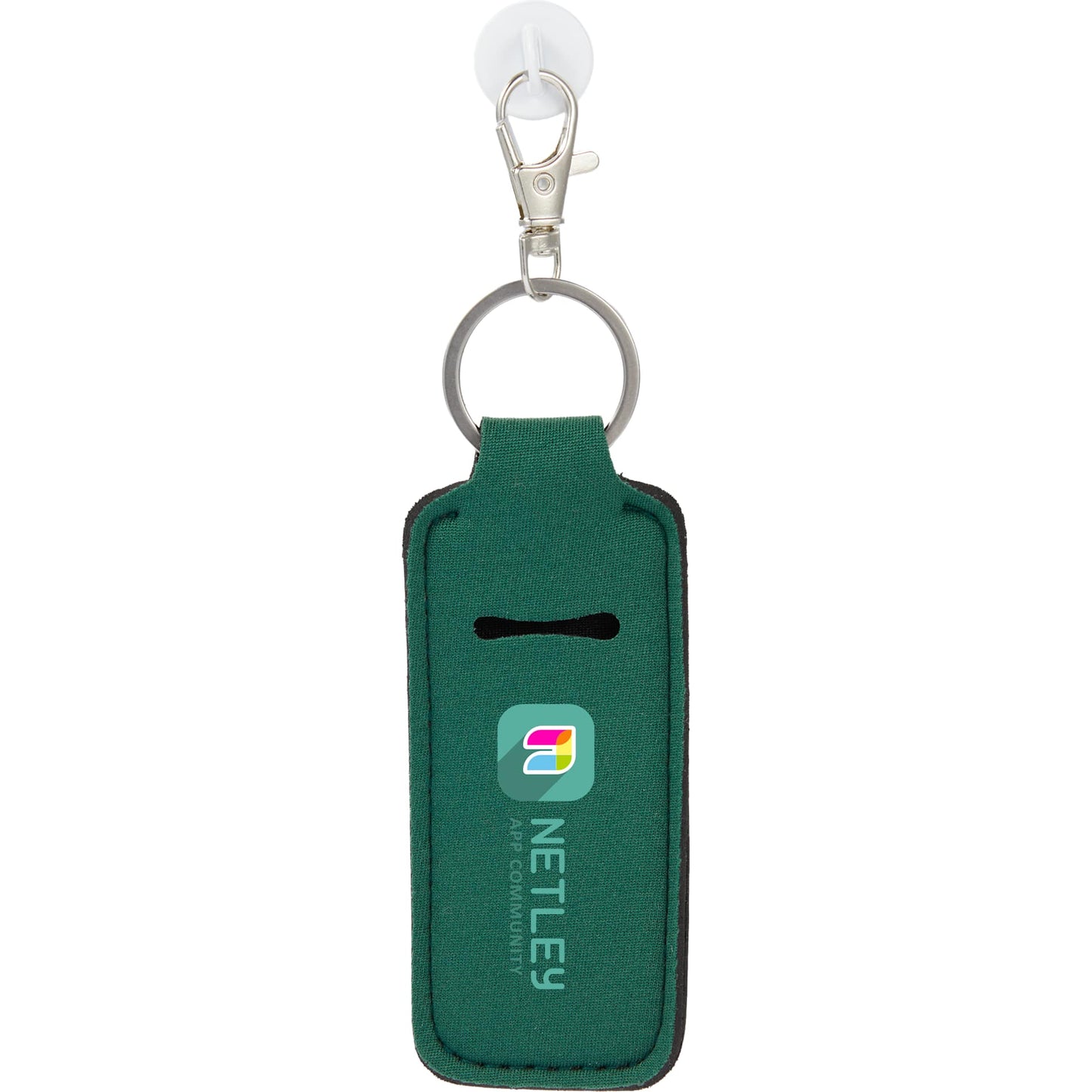 Bottle Charm w/ Neoprene Chapstick Holder