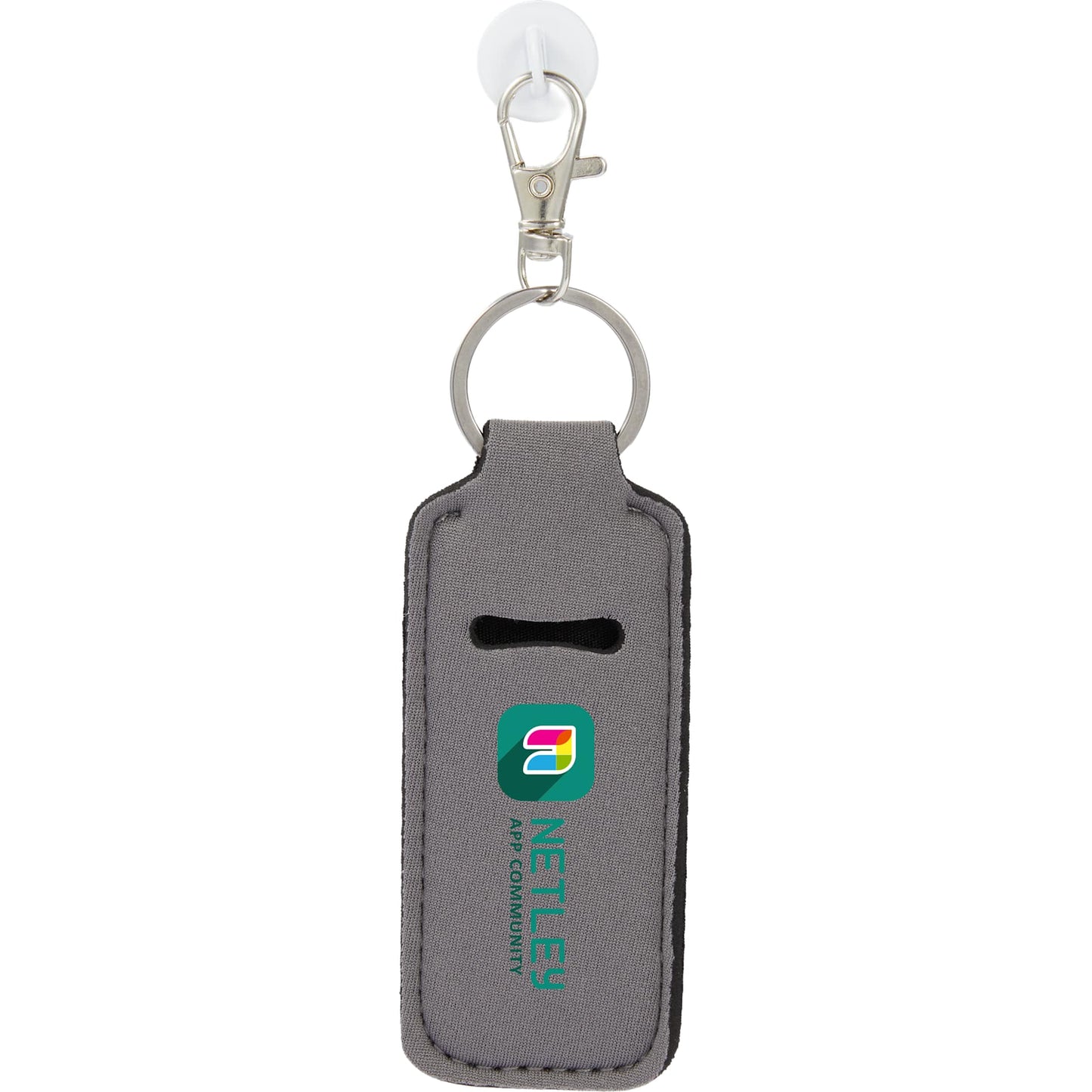 Bottle Charm w/ Neoprene Chapstick Holder