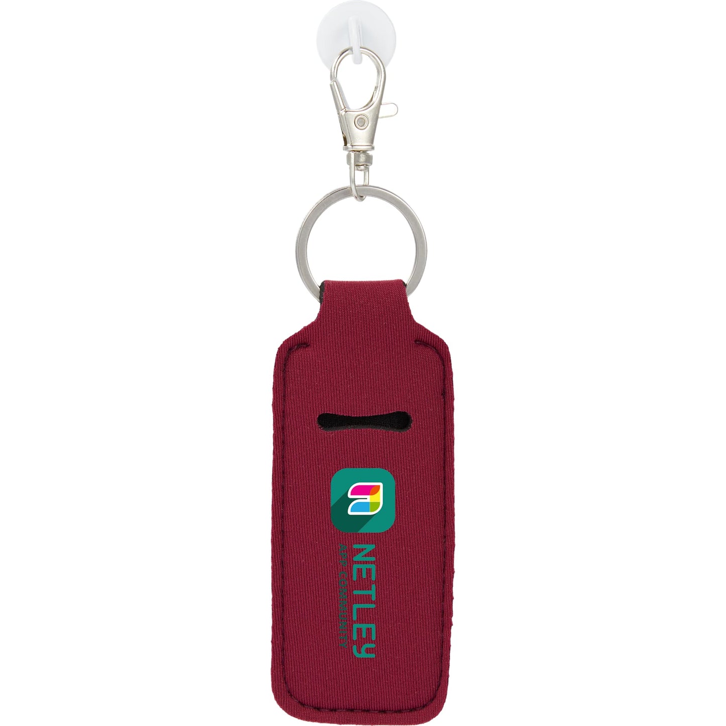 Bottle Charm w/ Neoprene Chapstick Holder