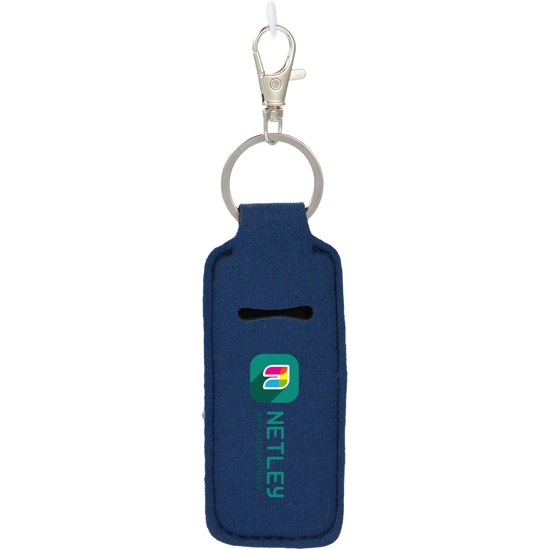 Bottle Charm w/ Neoprene Chapstick Holder