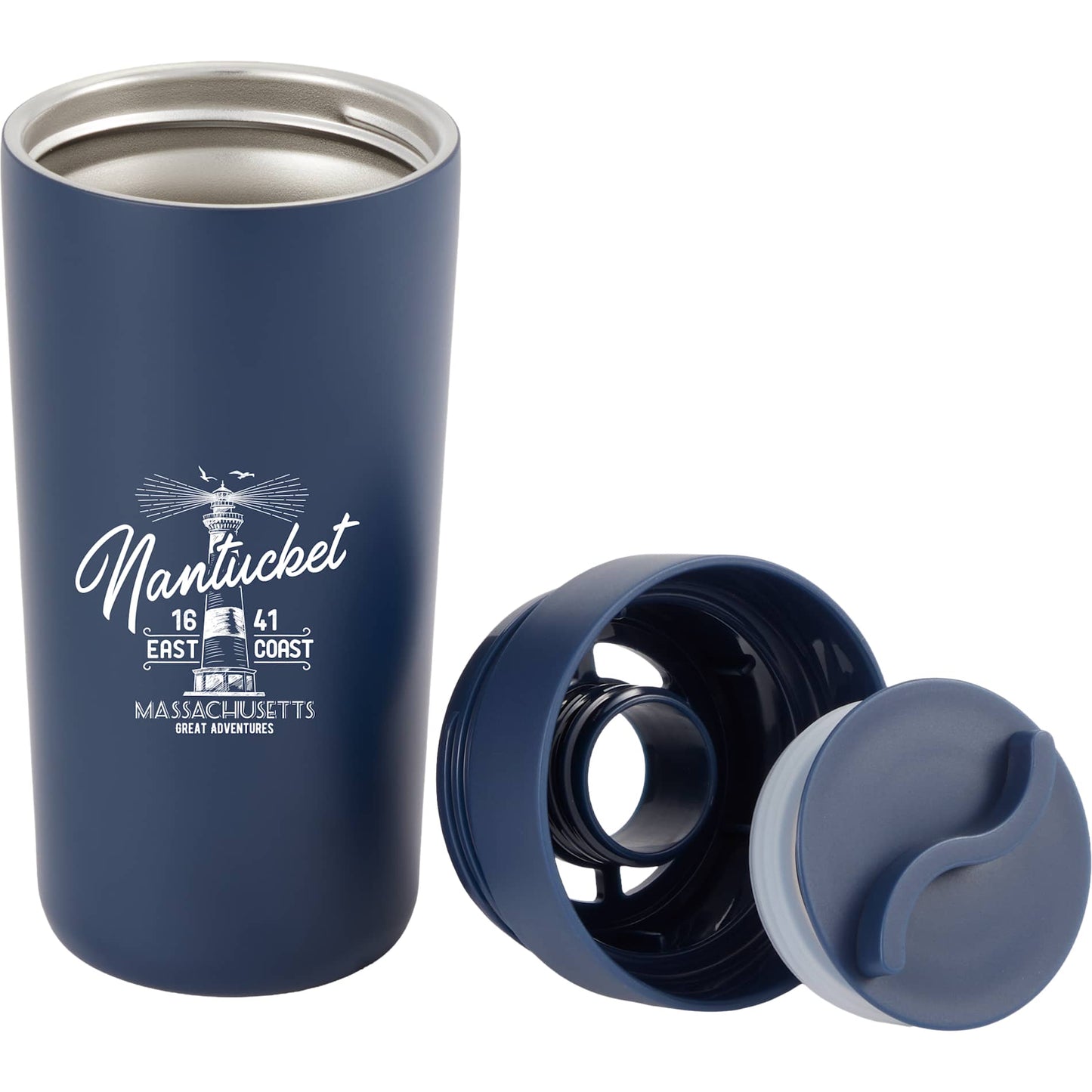 Maddie Recycled SS Vacuum Tumbler w/ 360 Lid 16oz