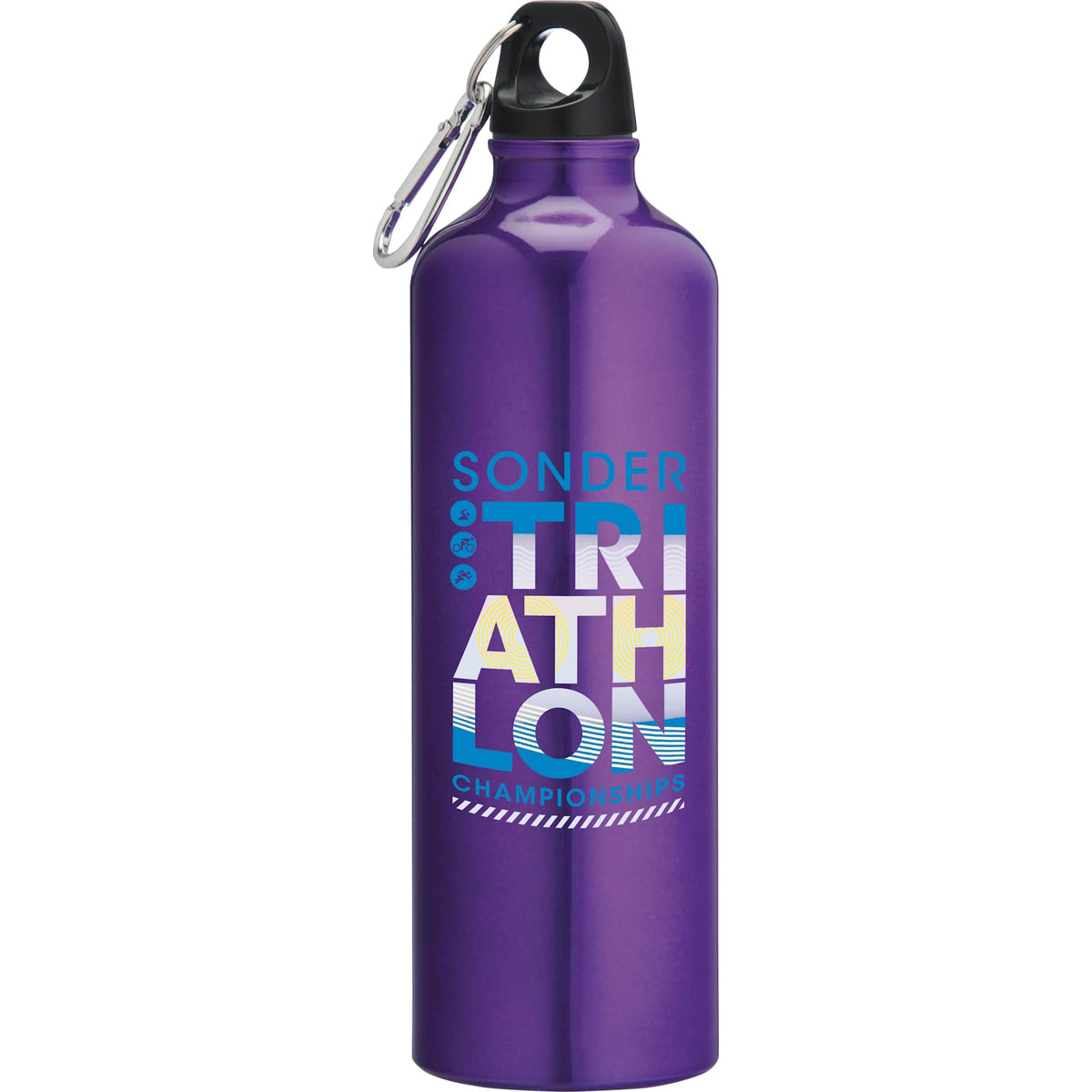 Custom logo Pacific 26oz Aluminum Sports Bottle
