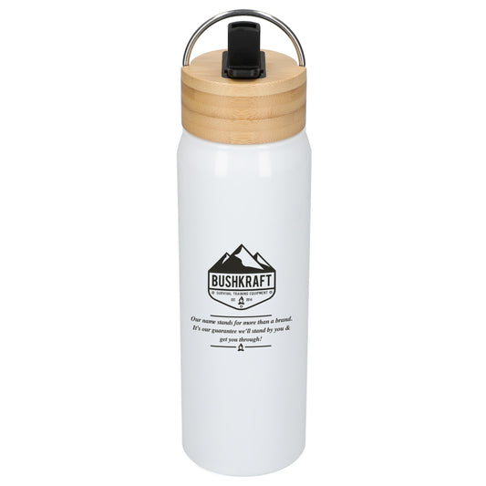 Billy 26oz Aluminum Bottle w/ FSC® Bamboo Lid