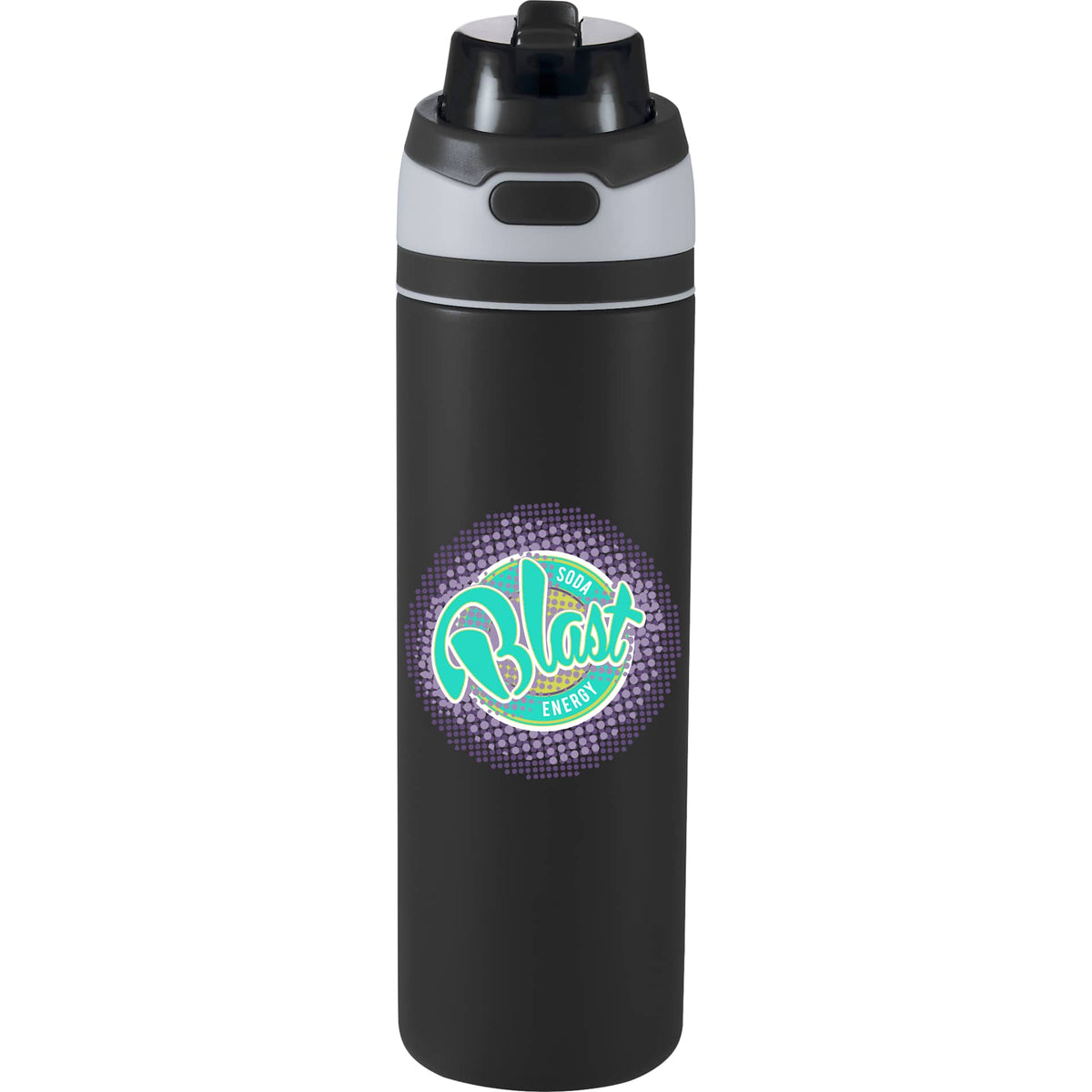Custom logo Elvin 28oz Recycled Stainless Flip Straw Bottle