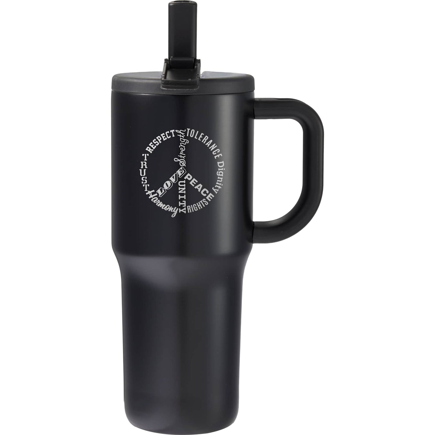 Alpine 30oz Vac Insul Mug w/protective straw cover