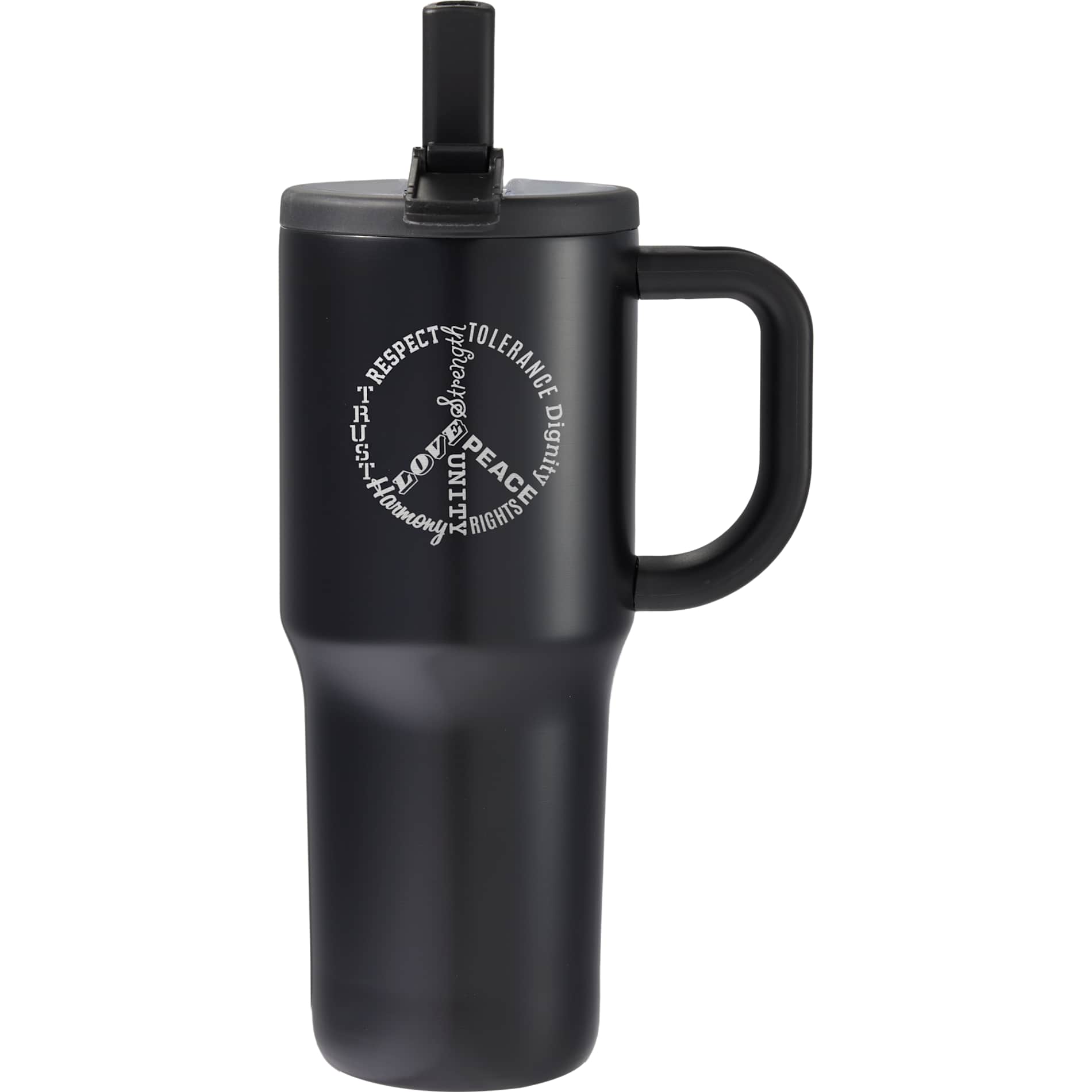 Alpine 30oz Vac Insul Mug w/protective straw cover
