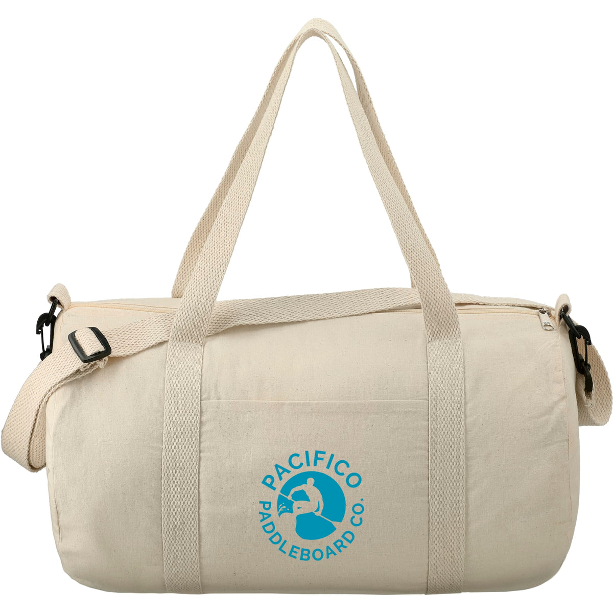 Custom logo Barrel 18" 5oz Cotton Canvas Duffel Bag