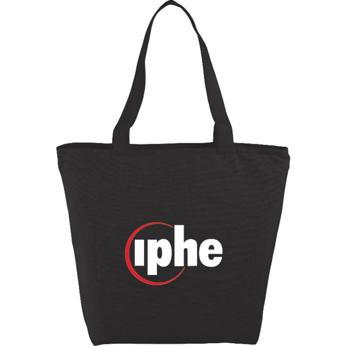 Custom logo Maine 8oz Cotton Canvas Zippered Tote