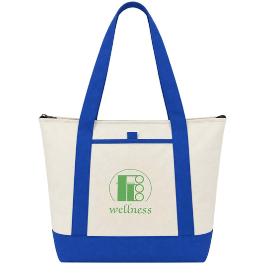Custom logo Lighthouse 24-Can Non-Woven Tote Cooler