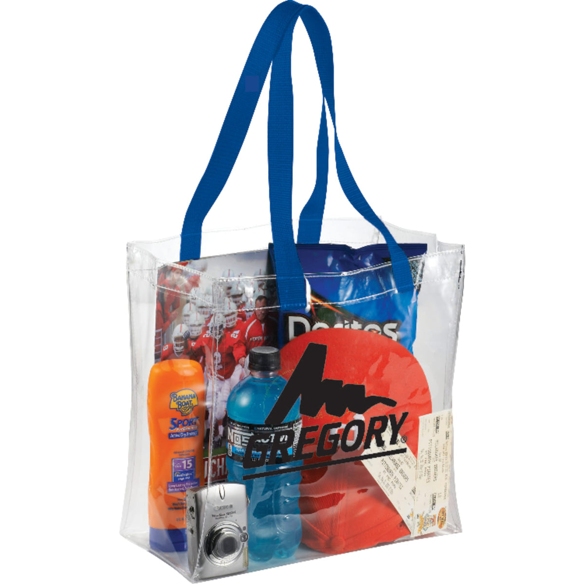 Custom logo Rally Clear Stadium Tote