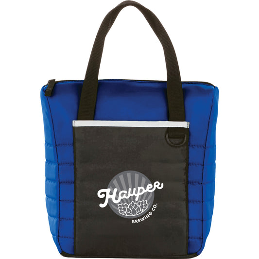 Custom logo Quilted 12-Can Lunch Cooler