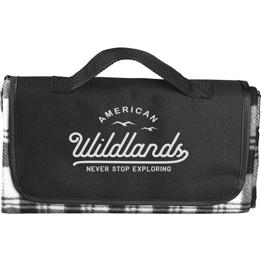 Custom logo Fold up Picnic Blanket