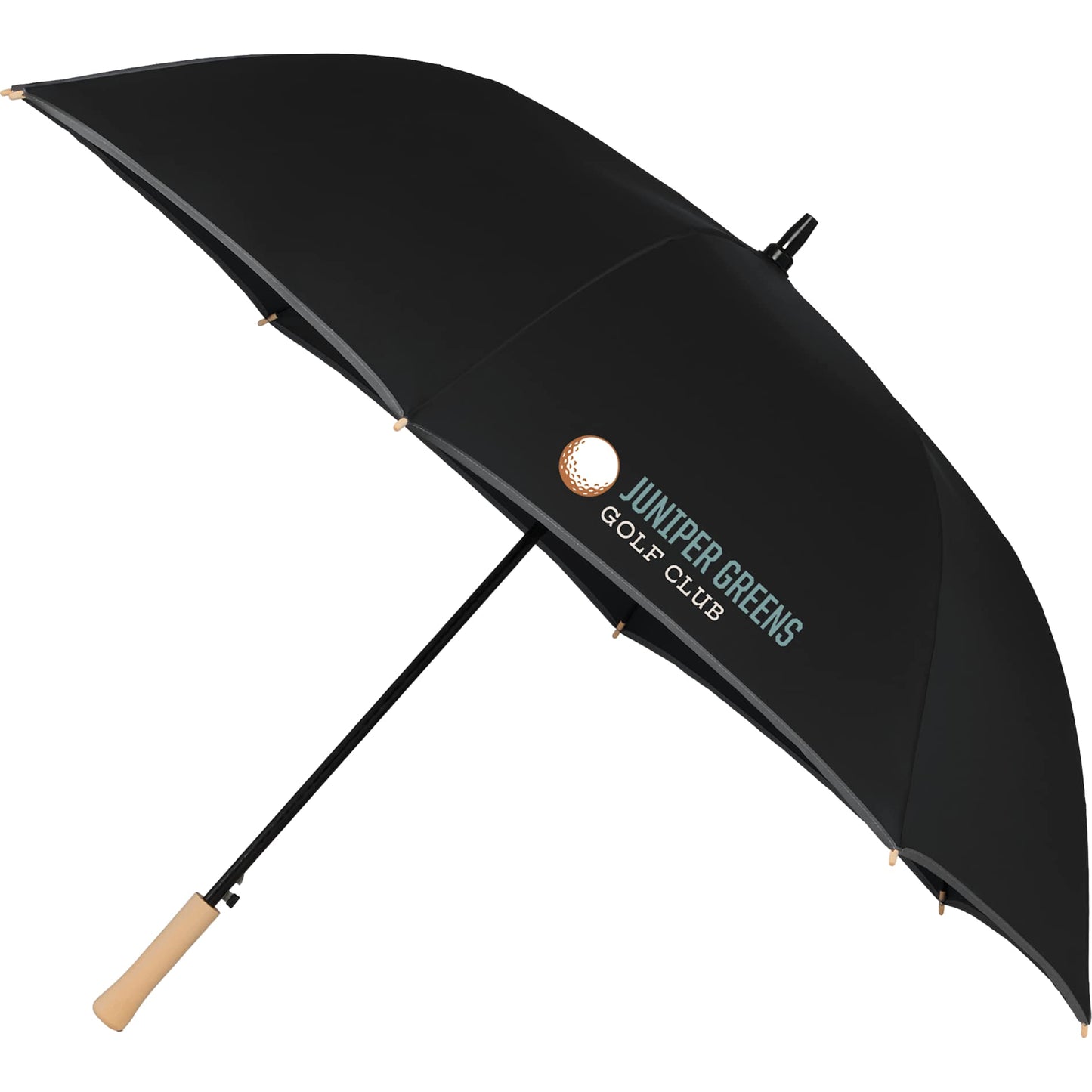 60" Auto Open Umbrella w/ Reflective Trim