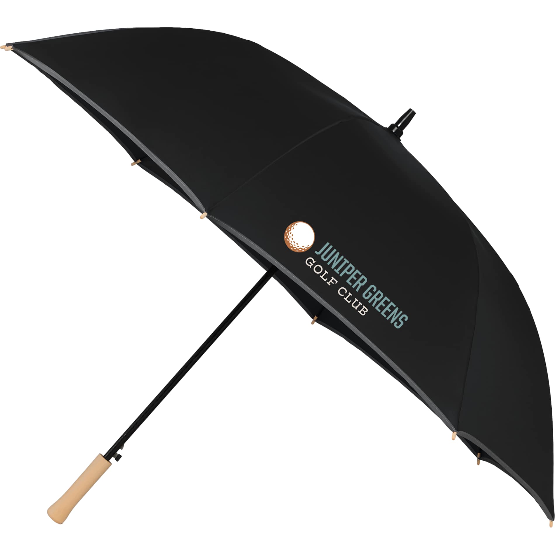 60" Auto Open Umbrella w/ Reflective Trim