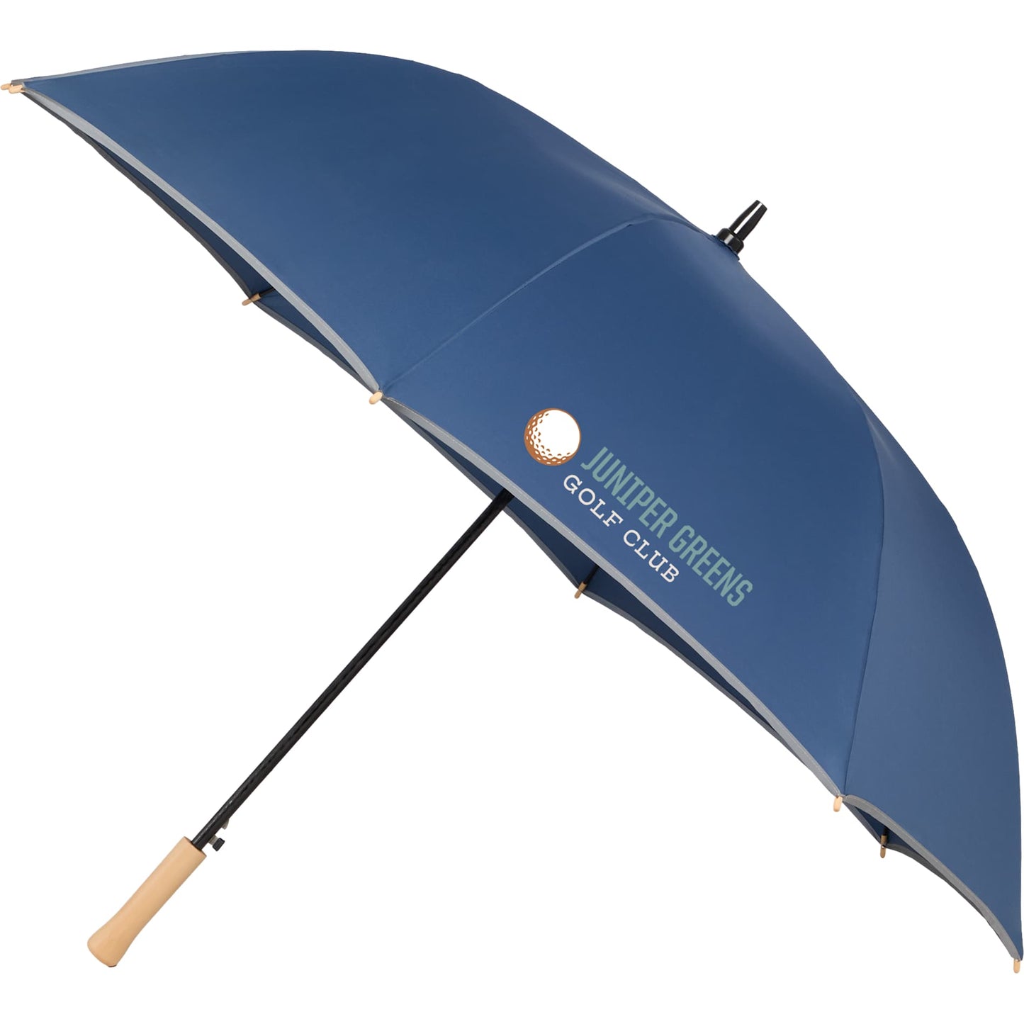 60" Auto Open Umbrella w/ Reflective Trim