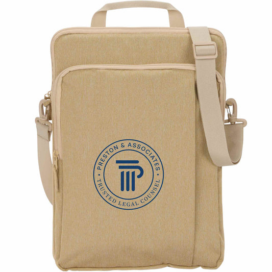 Custom logo Vertical Recycled Messenger Bag