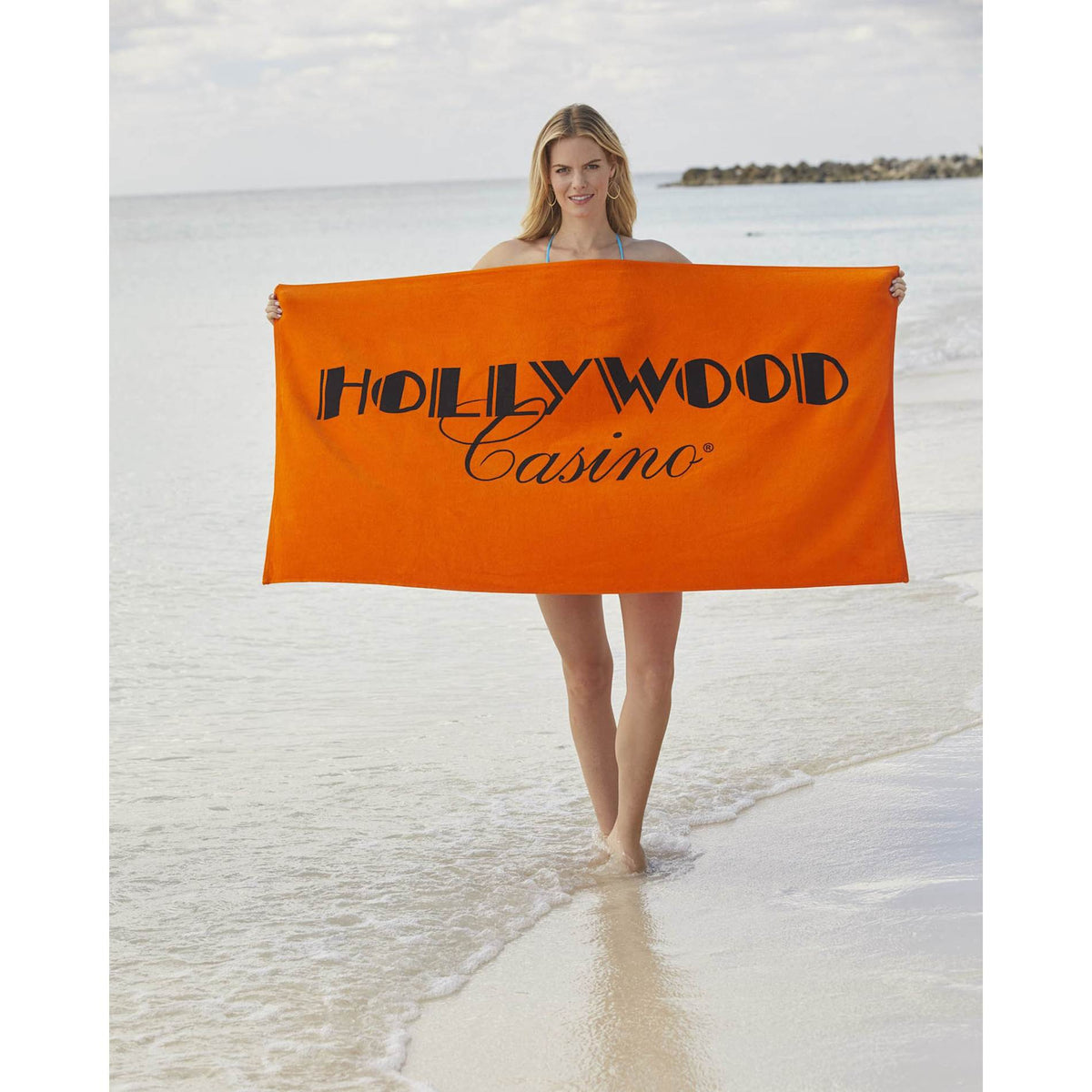 Custom logo "Fiji" Standard Weight Beach Towel color
