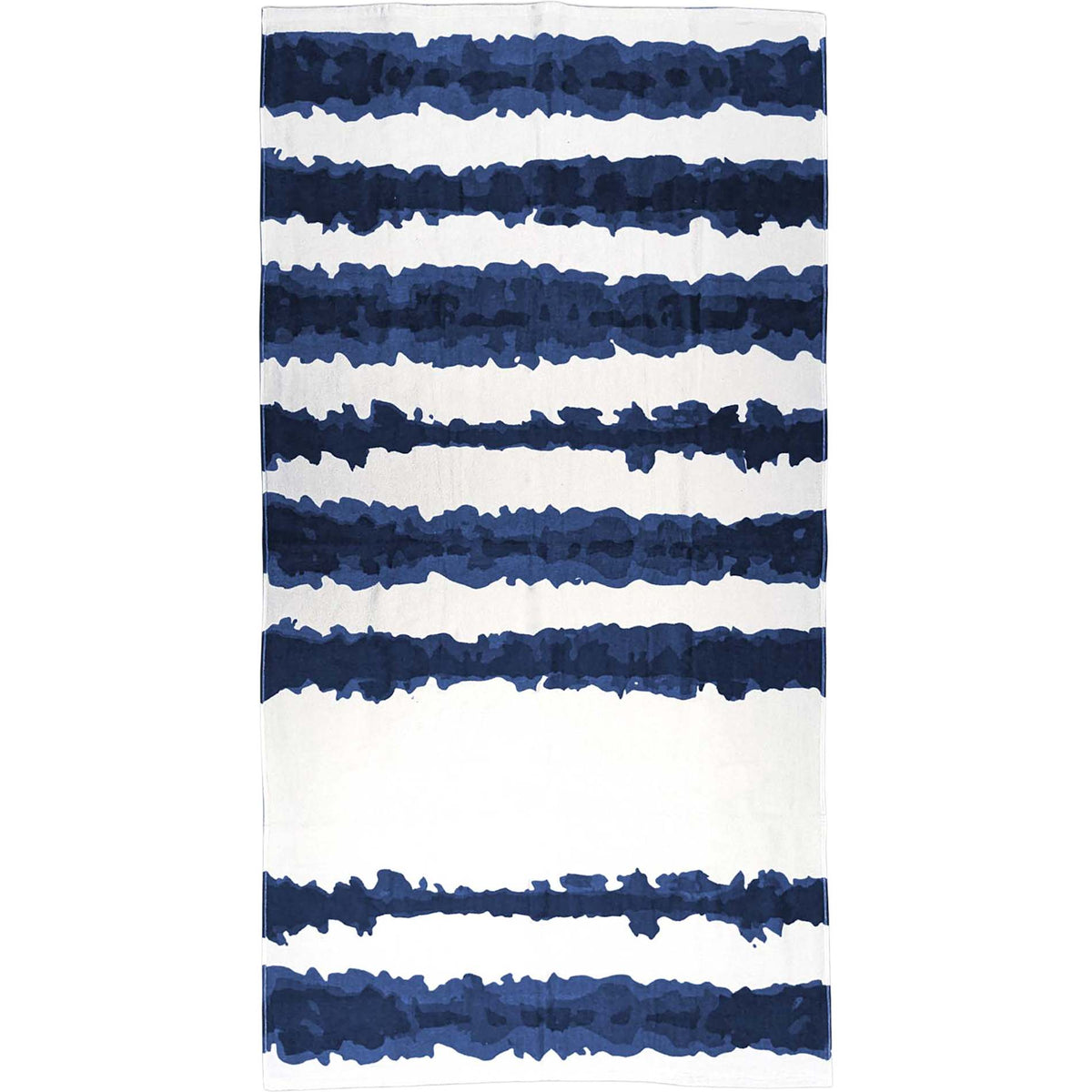 Custom logo Good Vibes Cabana Stripe Beach Towel