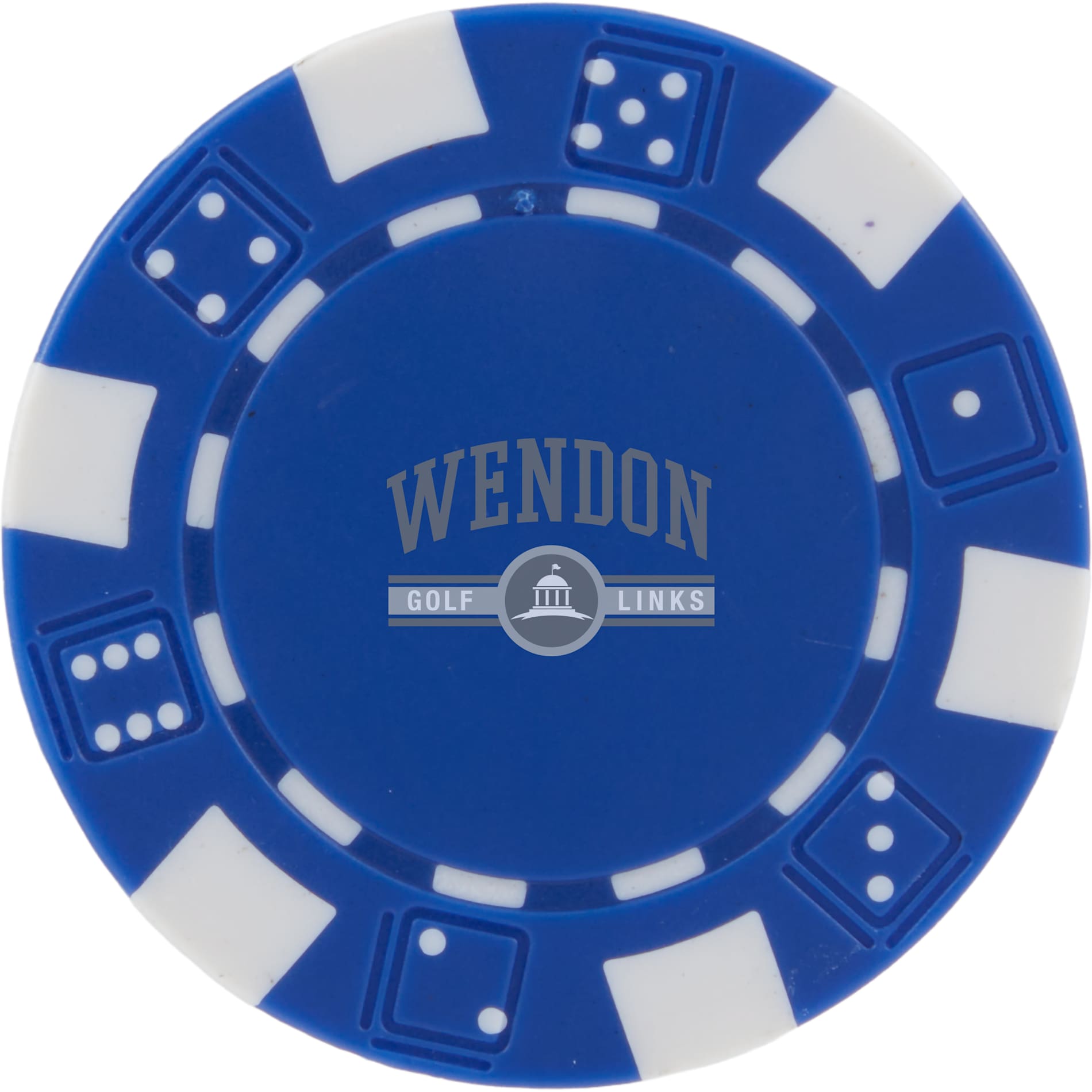 Recycled Poker Chip Ball Marker