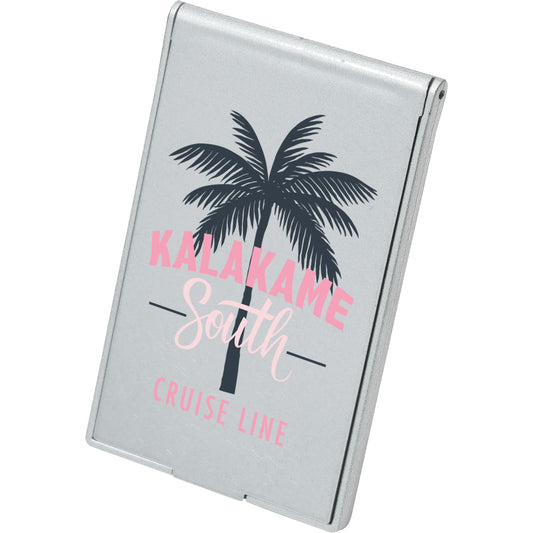 Custom logo Stand-Up Pocket Mirror