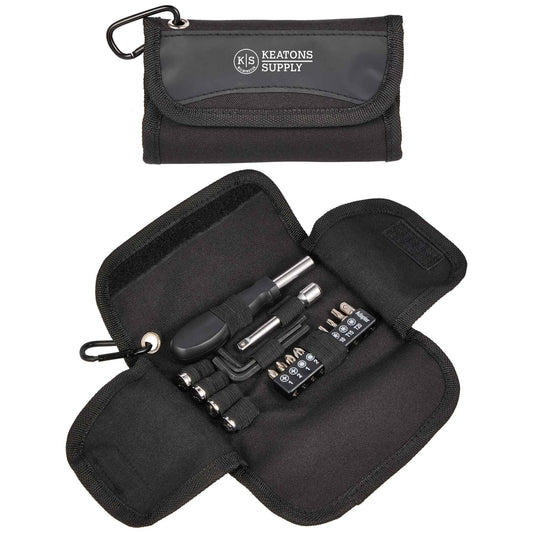 Custom logo 19-Piece Tool Set with rPET Case