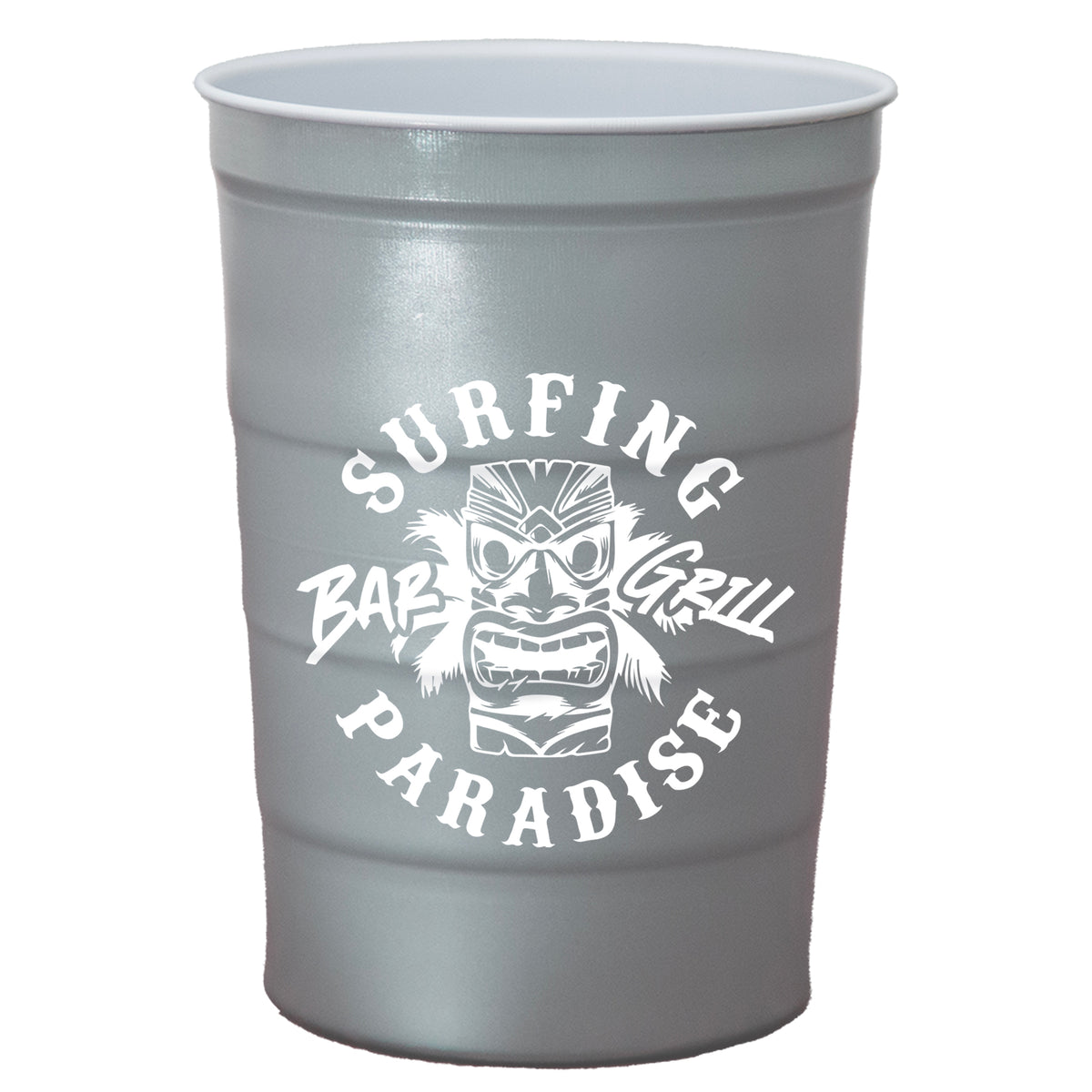 Custom logo The Cold One Steel Chill Party Cup - 16 oz.