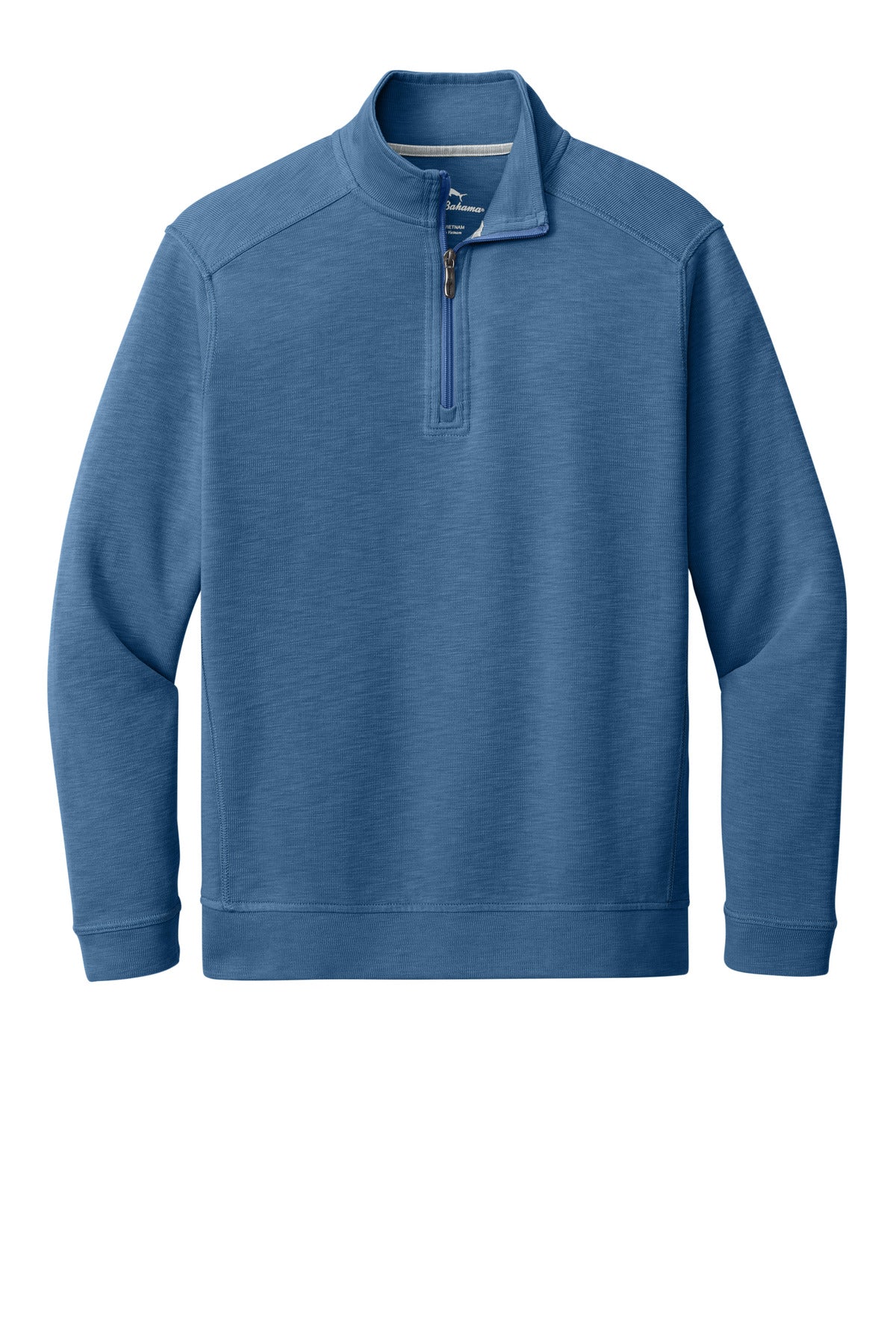 Custom logo Tommy Bahama® Coconut Bay 1/2-Zip ST228073TB in Dockside Blue