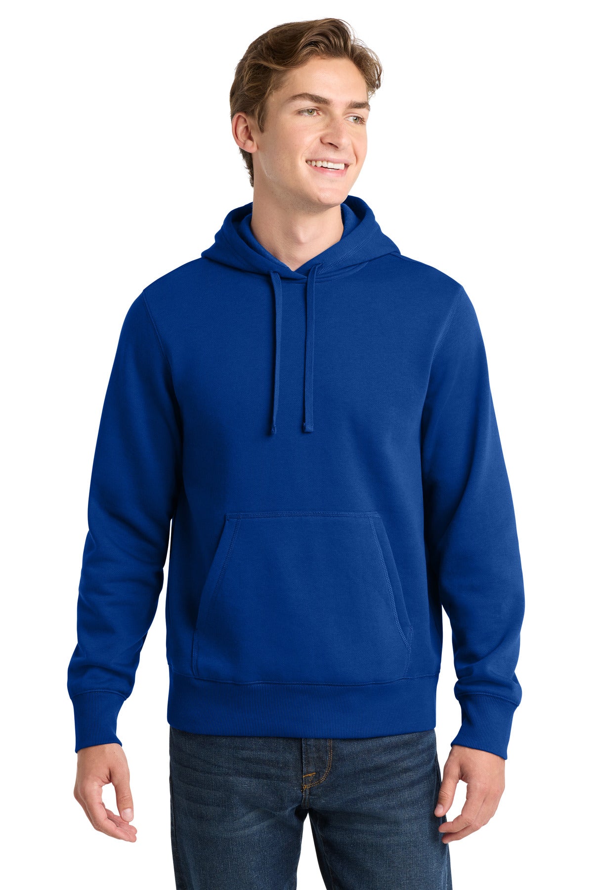 Custom logo Sport-Tek® Pullover Hooded Sweatshirt. ST254 in True Royal