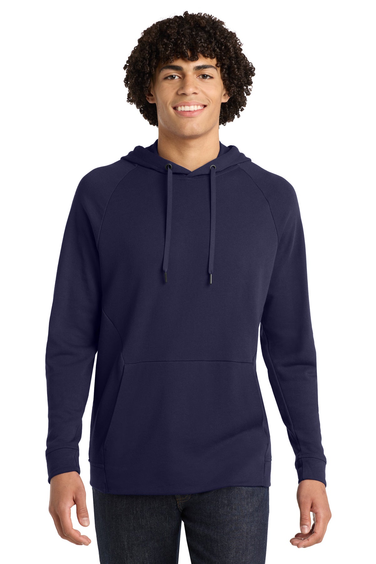 Custom logo Sport-Tek ® Lightweight French Terry Pullover Hoodie. ST272 in True Navy