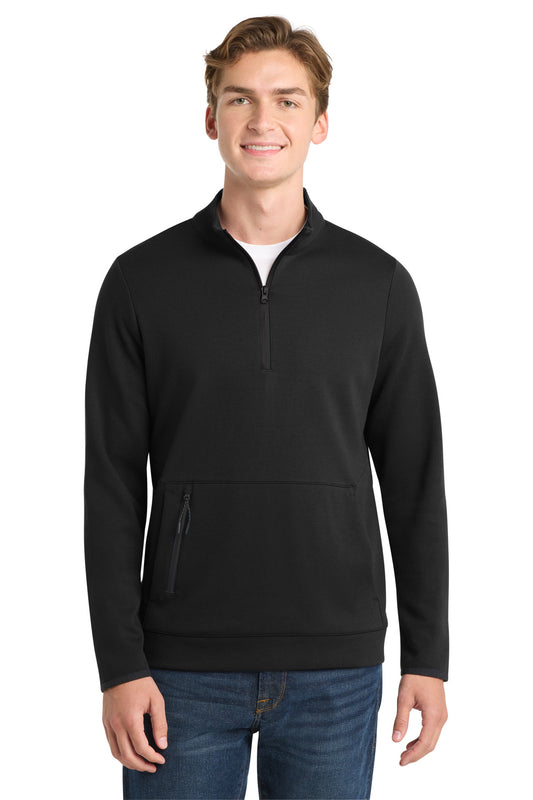 Custom logo Sport-Tek ® Triumph 1/4-Zip Pullover ST281 in Black