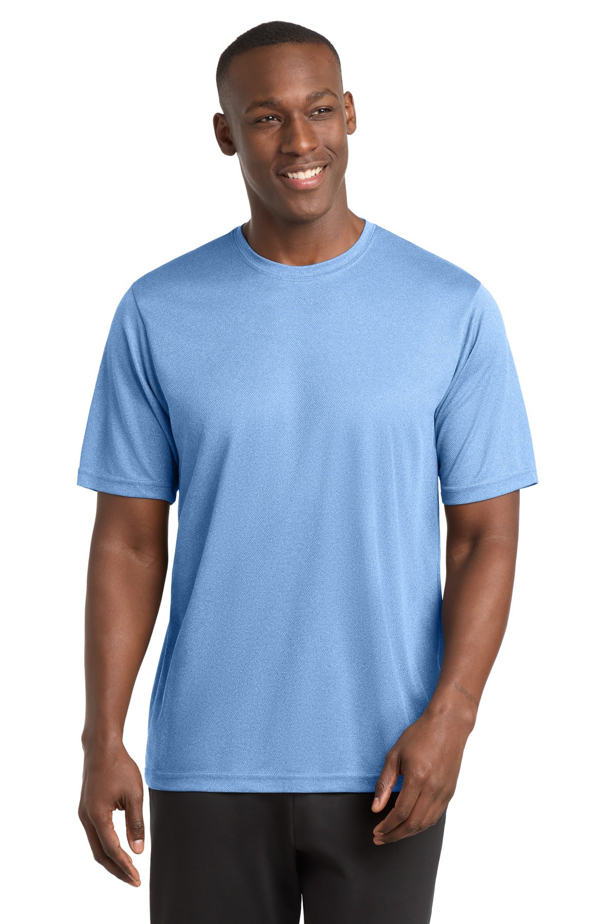 Custom logo Sport-Tek® PosiCharge® RacerMesh® Tee. ST340 in True Royal Heather