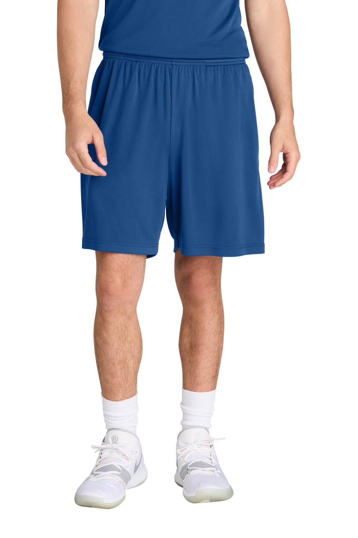 Custom logo Sport-Tek® PosiCharge® Competitor™ 7  Pocketed Short ST349P in True Royal