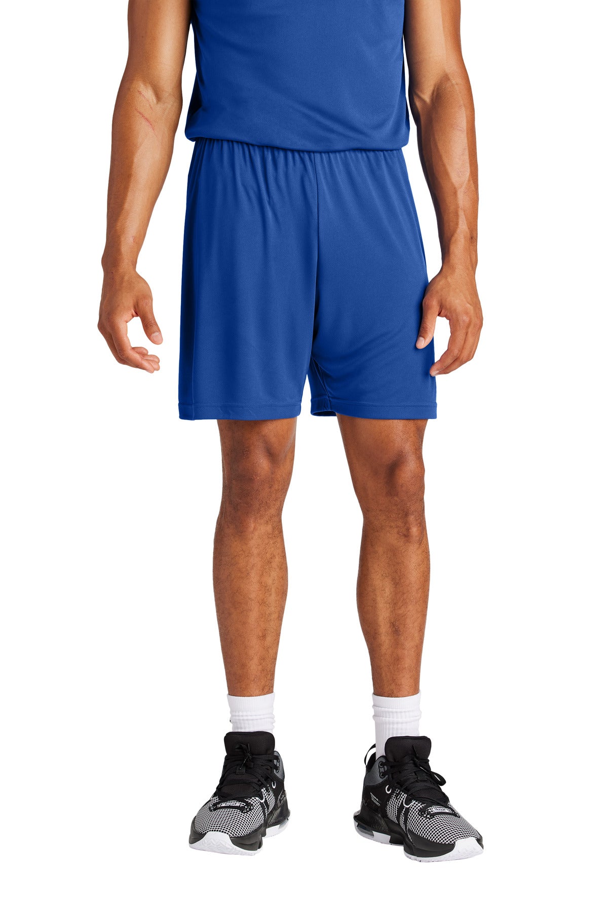 Custom logo Sport-Tek® PosiCharge® Competitor™ 7  Short ST349 in True Royal