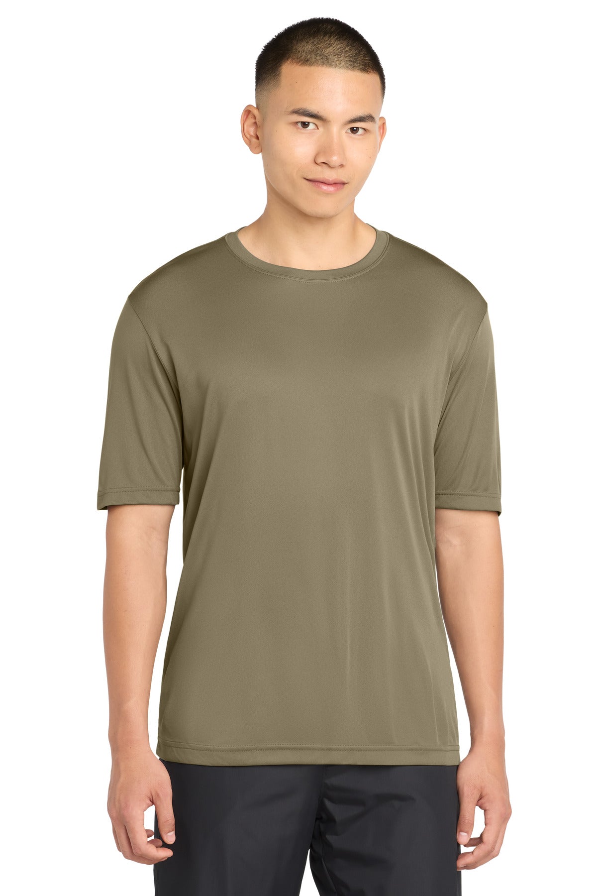 Custom logo Sport-Tek® PosiCharge® Competitor™ Tee. ST350 in Coyote Brown