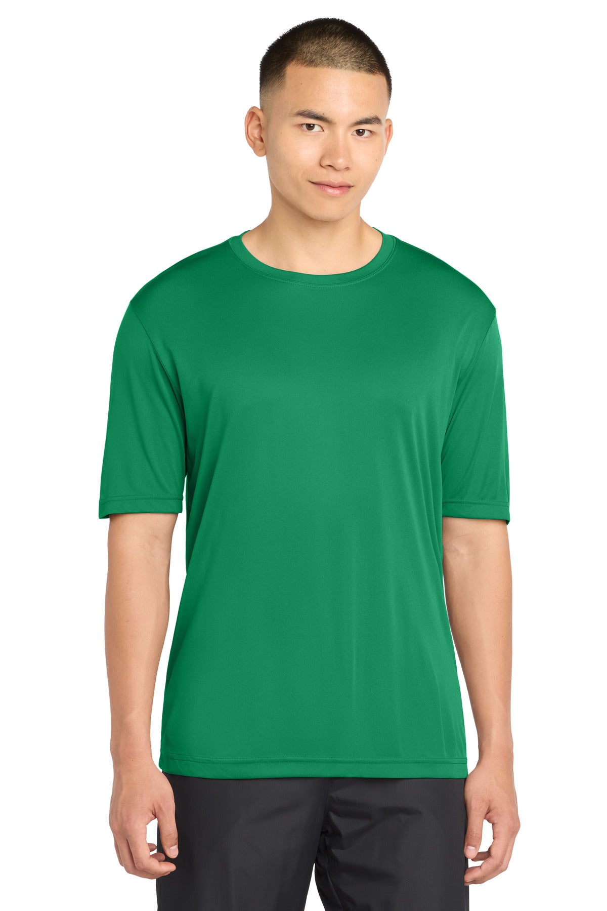 Custom logo Sport-Tek® PosiCharge® Competitor™ Tee. ST350 in Kelly Green