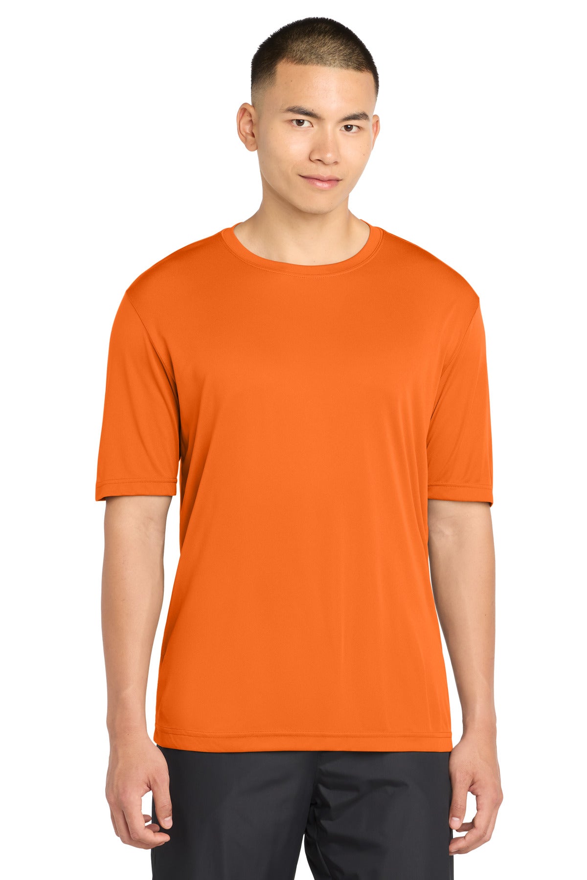Custom logo Sport-Tek® PosiCharge® Competitor™ Tee. ST350 in Neon Orange