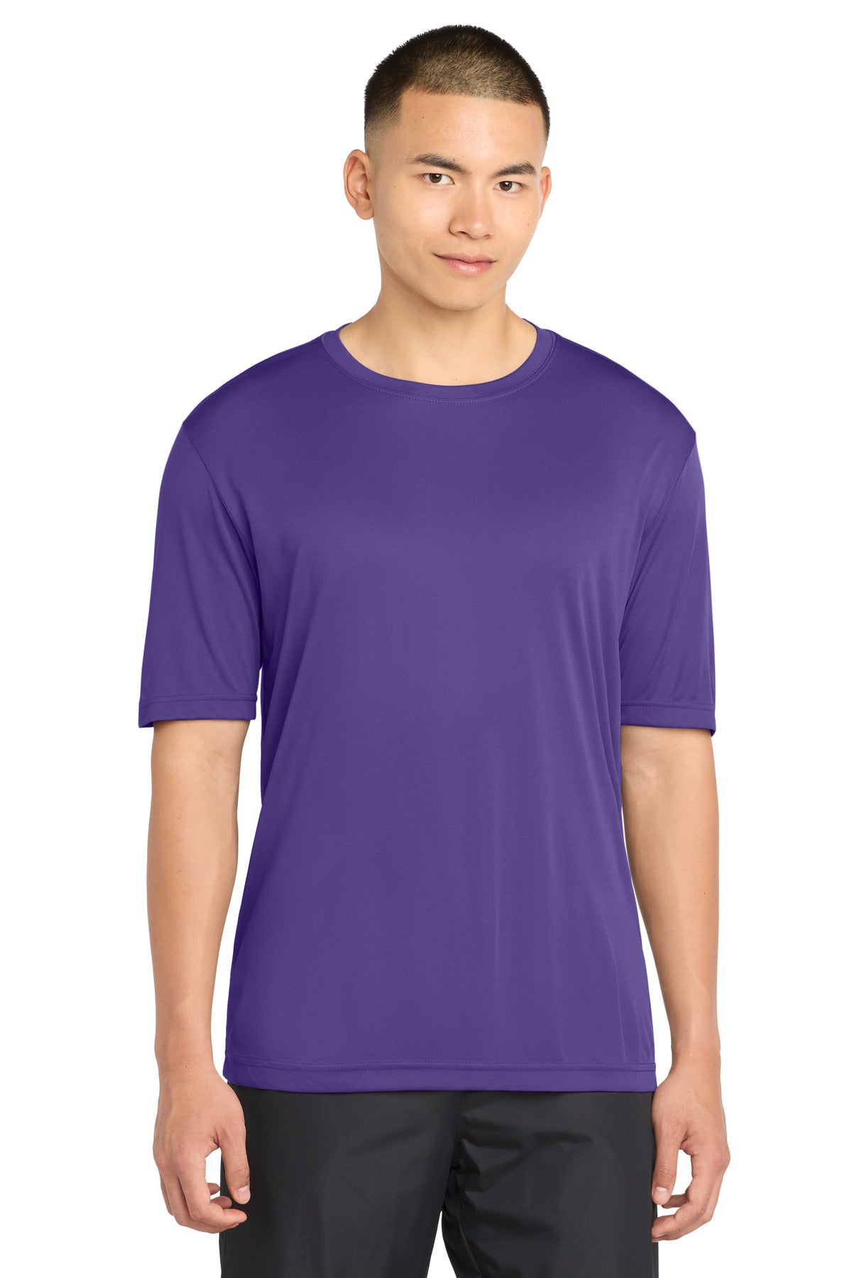 Custom logo Sport-Tek® PosiCharge® Competitor™ Tee. ST350 in Purple