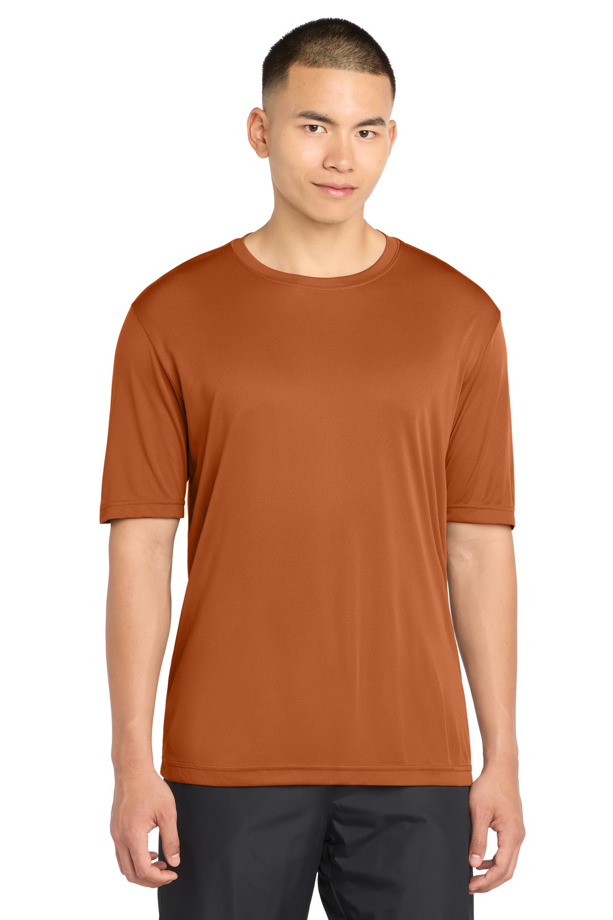 Custom logo Sport-Tek® PosiCharge® Competitor™ Tee. ST350 in Texas Orange