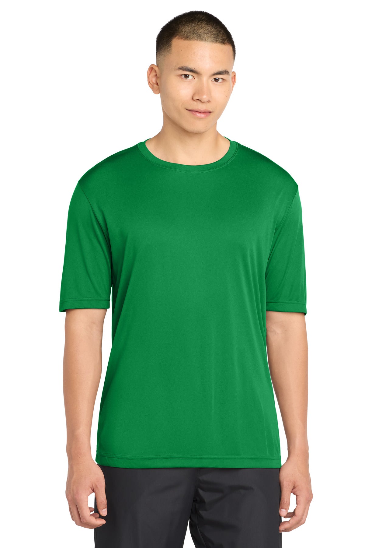 Custom logo Sport-Tek® PosiCharge® Competitor™ Tee. ST350 in True Kelly Green