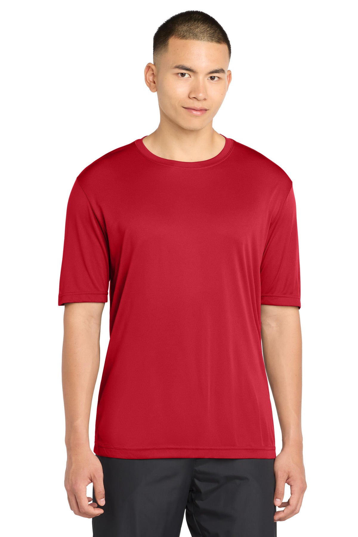 Custom logo Sport-Tek® PosiCharge® Competitor™ Tee. ST350 in True Red